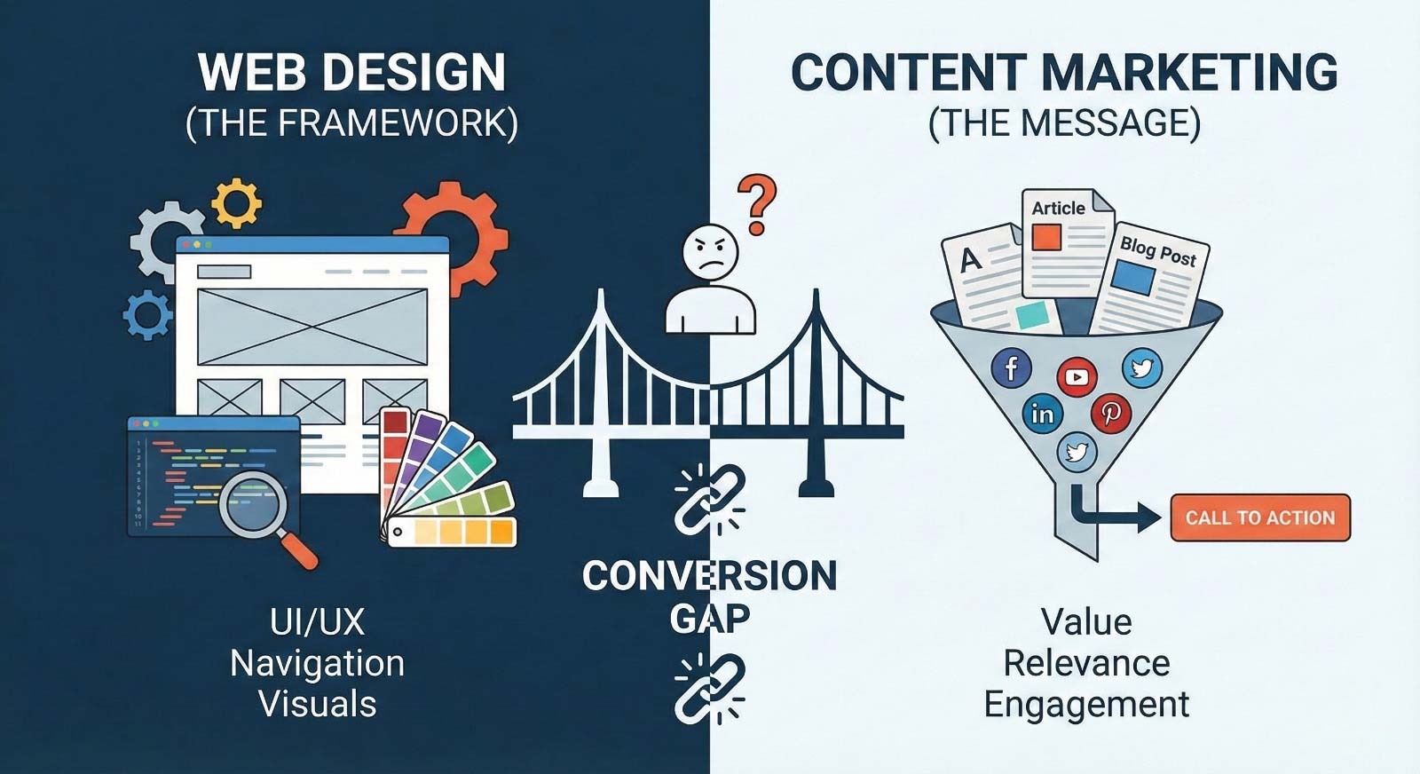 How Web Design Impacts Content Marketing (and Why Your Good Content Still Isn't Converting))