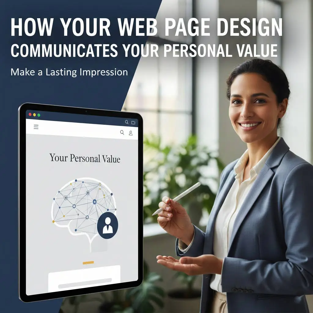 How Your Web Page Design Communicates Your Personal Value