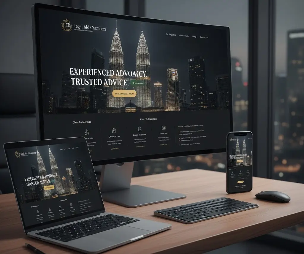 Web design for law firms in Malaysia