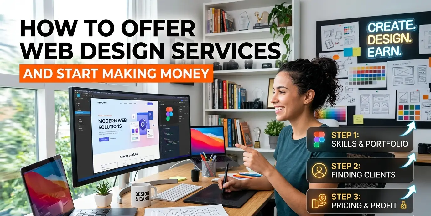 how to offer web design services