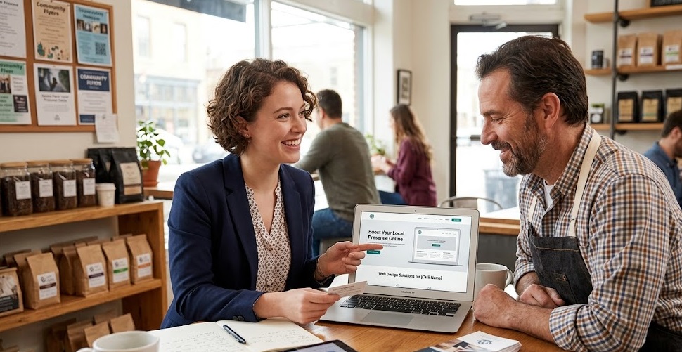 how to approach local small businesses for website design services